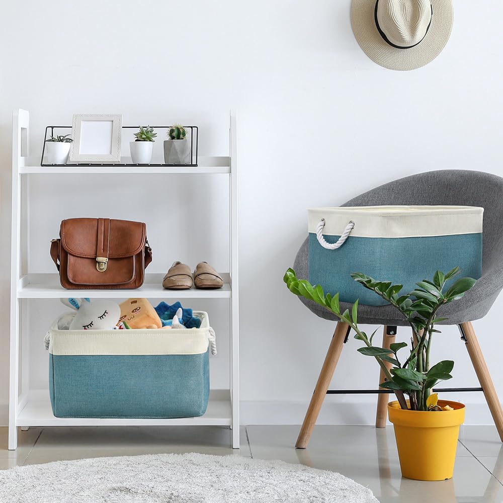 TheWarmHome Storage Baskets for Organizing - Extra Large 3 Pack 17x14x10 inch Storage Bins for