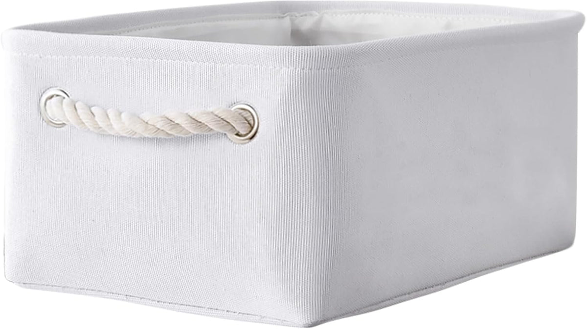 TheWarmHome Storage Basket for Gifts Empty - 11.8x7.8x5.2 inch 1 Pack Fabric Storage Cubes, Nursery