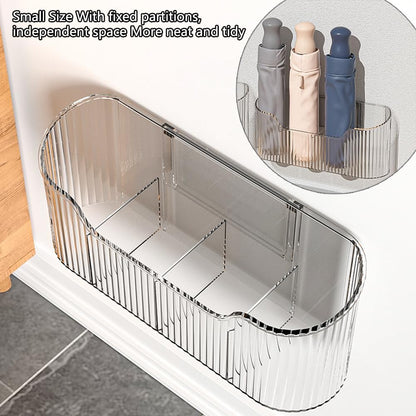 2 Piece Cabinet Door Organizer,Self Adhesive Kitchen Cabinet Organizer,Cabinet Door Storage Box for