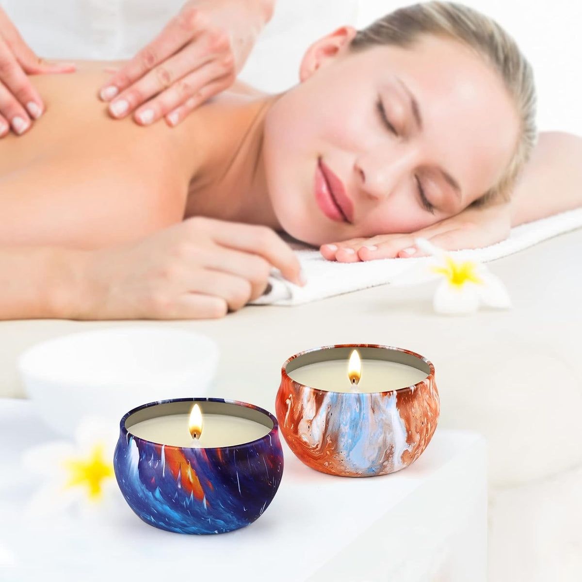 16 Pack Scented Candles Set for Home, Relaxing Stress Relief, Aromatherapy - Natural Soy Wax and
