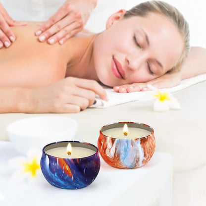 16 Pack Scented Candles Set for Home, Relaxing Stress Relief, Aromatherapy - Natural Soy Wax and
