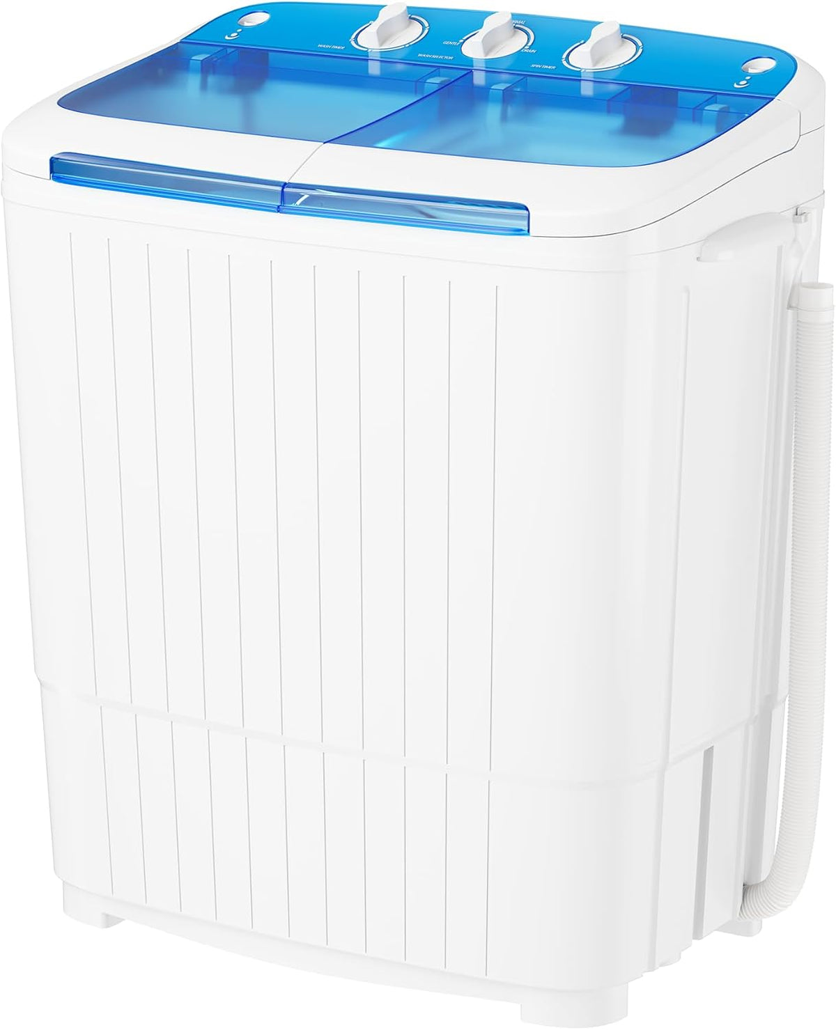Pataku Portable Washing Machine, Compact Twin Tub Mini Washing Machine, 17.6 LBS Washer and Dryer