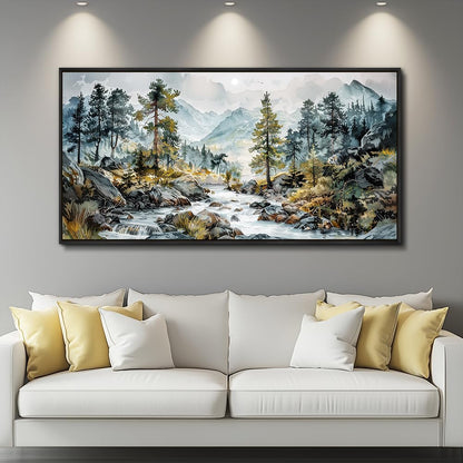 PHAOHUAXM Large Wall Art For Bedroom Wall Decor For Living Room Office Decoration Rivulet View