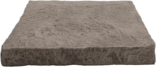 GenStone Faux Stacked Stone Flat Pillar Cap 13.5" x 13.5" x 1.75" in Desert Sunrise Color for Do It