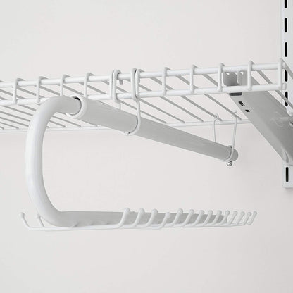 Rubbermaid Configurations Tie & Belt Organizer, White, Accessory Organization System and Storage