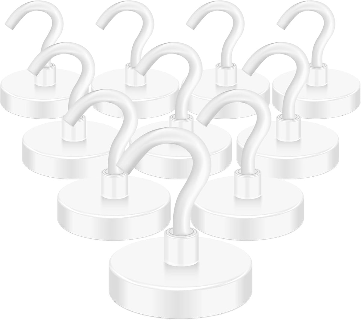 MIKEDE Strong Magnetic Hooks, 110Lbs Heavy Duty Magnetic Hooks for Cruise, Neodymium Earth Magnets