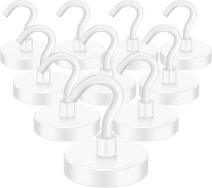 MIKEDE Strong Magnetic Hooks, 110Lbs Heavy Duty Magnetic Hooks for Cruise, Neodymium Earth Magnets