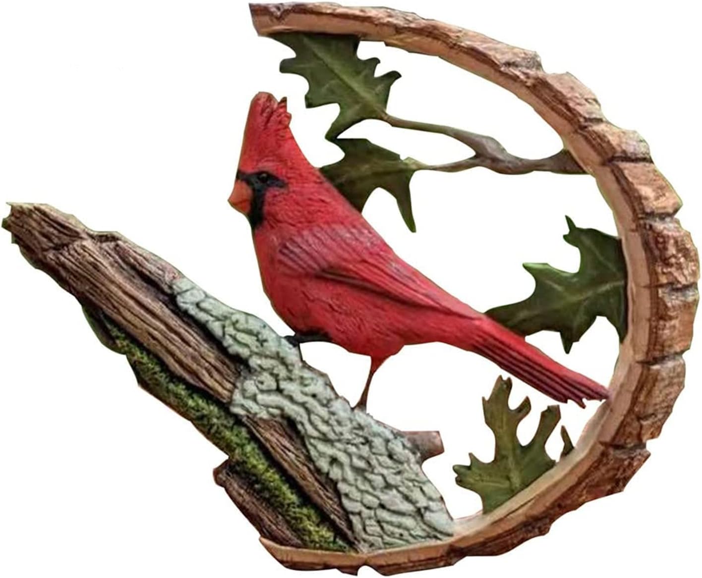 Cardinal Wood Carving - Handmade 'Cardinals Appear When Angels are Near', Unique Original Art
