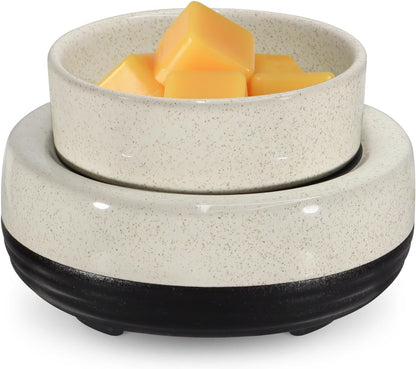Wax Melts Warmer, Ceramic Candle Melter Melting Wax 3-in-1 Oil Burner Electric Fits Yankee Large