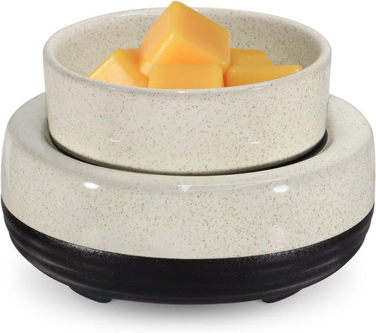 Wax Melts Warmer, Ceramic Candle Melter Melting Wax 3-in-1 Oil Burner Electric Fits Yankee Large