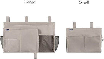 Surblue Bedside Caddy Hanging Bed Organizer Storage Bag Pocket for Bunk and Hospital Beds, College