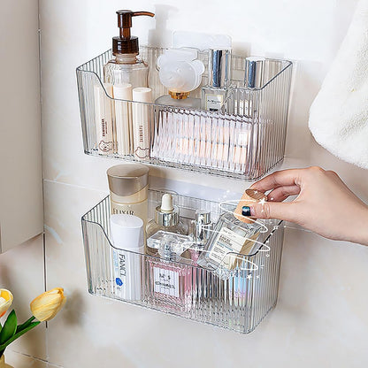 2 Piece Cabinet Door Organizer,Self Adhesive Kitchen Cabinet Organizer,Cabinet Door Storage Box for