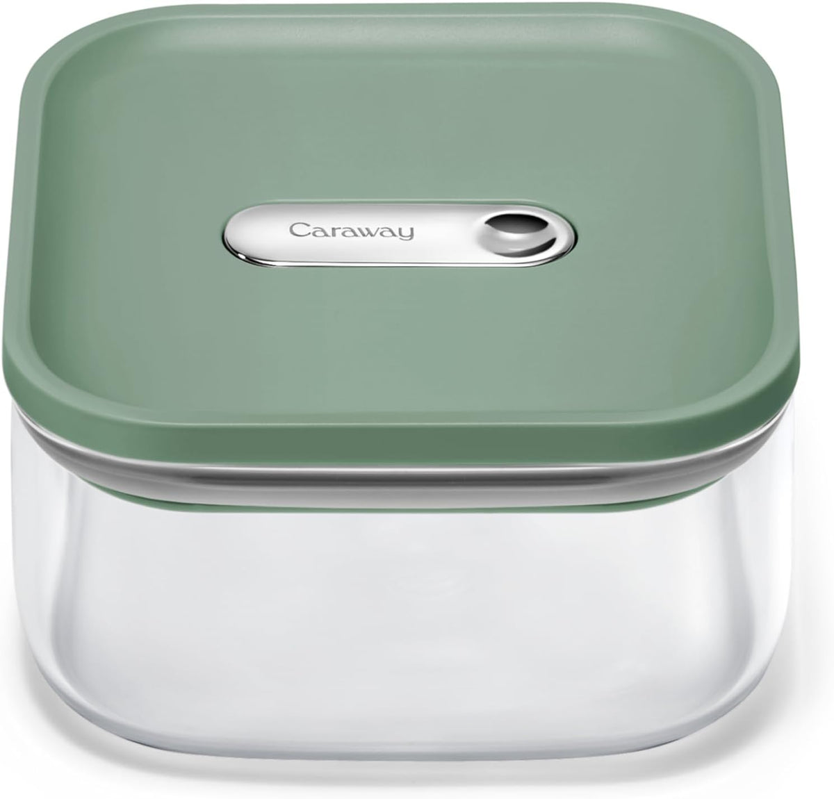 Caraway 1qt Glass Airtight Food Storage Container with Lid – Non-Toxic, BPA-Free Kitchen Storage