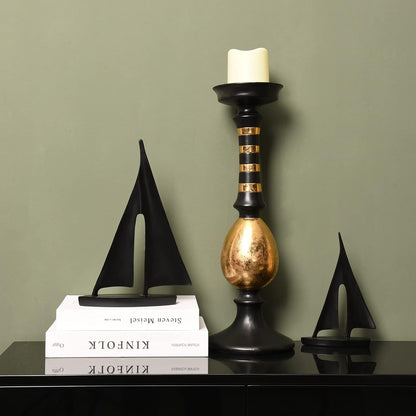 Modern Sculptures Home Decor, Sailboat Decor Ornament, Boat Decorations Statue Decor, Art