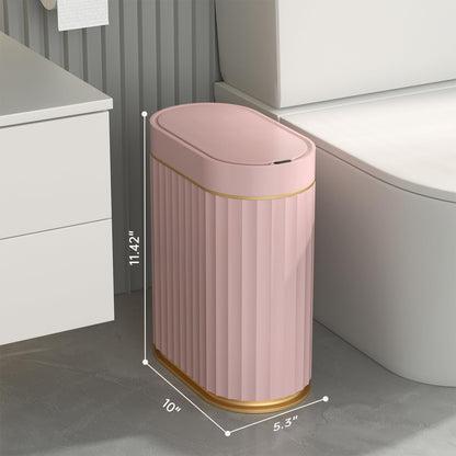 ELPHECO Sensor Trash Can 2 Gallon Waterproof Motion Sensor Trash Can, Automatic Bathroom Trash Bin
