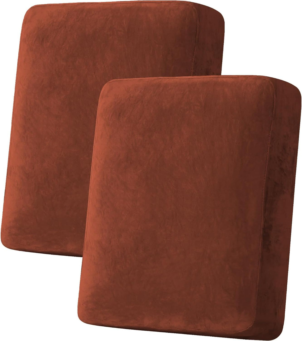 H.VERSAILTEX Velvet Stretch Couch Cushion Cover Plush Cushion Slipcover for Chair Loveseat Sofa