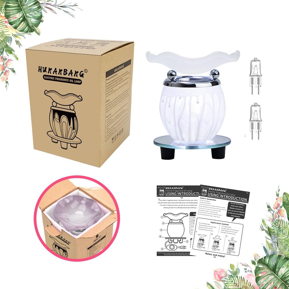 HUNANBANG Electric Oil Melt Warmer Electric Wax Melt Warmer Wax Melter Fragrance Oil Warmer