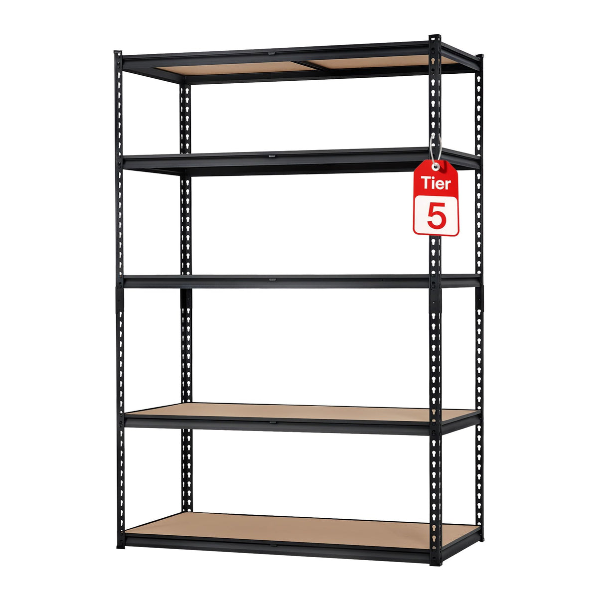 Storage Shelving Unit, 5-Tier Adjustable Metal Storage Shelves, 48" L x 24" W x 72" H Heavy Duty