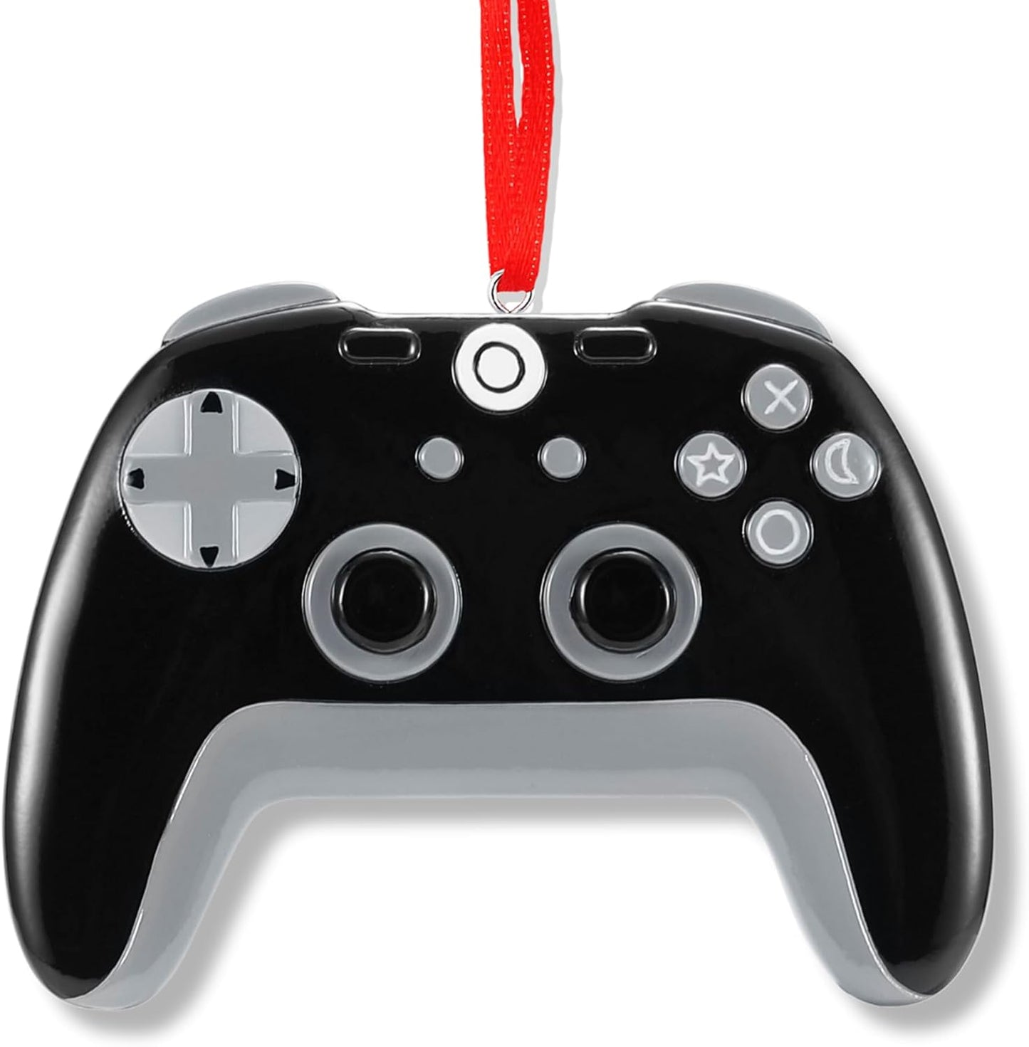Ornaments by Elves - Personalized Black Controller Christmas Ornaments 2024 - Indoor Outdoor