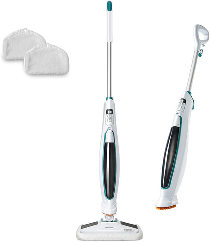 Kenmore SM2060 S200 Series Steam Mop for Floor Cleaning with Easy Scrubber & 2pcs Washable Pads, 2