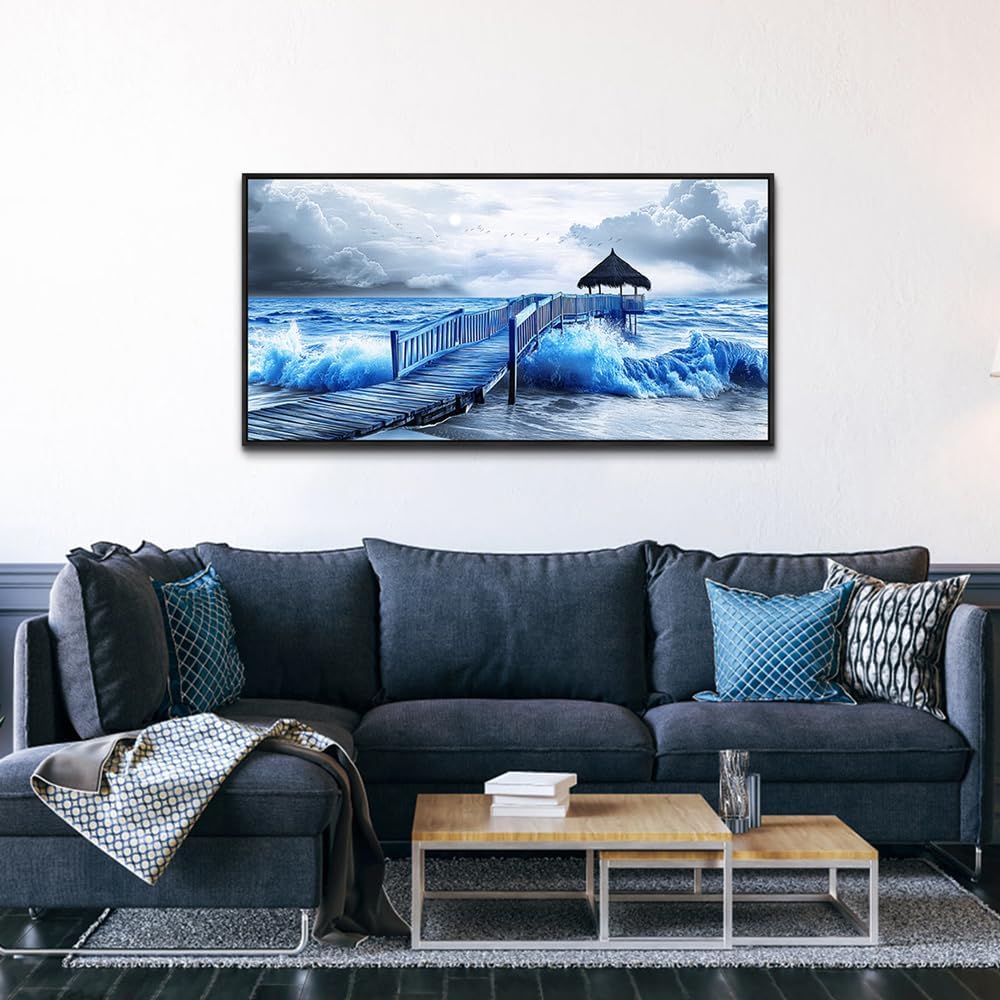 ZUITINGHUA Black Framed Canvas Wall Art For Living Room Wall Decor For Bedroom Office Wall