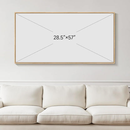 Framed Extra Large Colorful Abstract Wall Art for Living Room, Modern Horizontal Bright Canvas