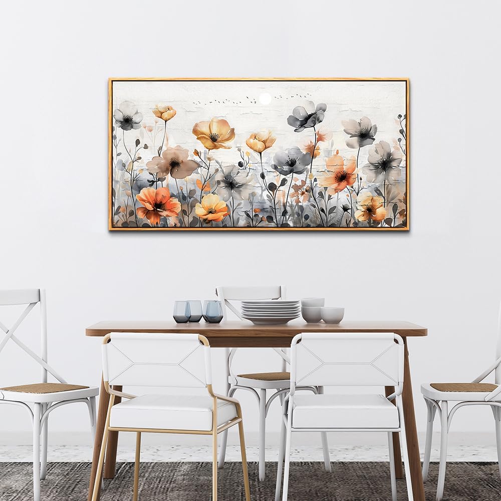 ZUITINGHUA Wood Framed Canvas Wall Art For Living Room Large Wall Decor For Office Bedroom