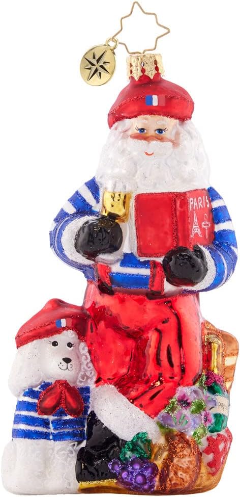 Christopher Radko Hand-Crafted European Glass Christmas Tree Decorative Ornament, Pardon My French
