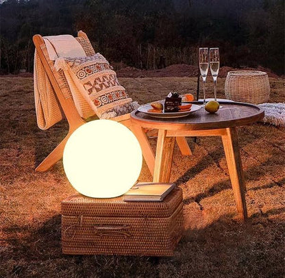 10 In LED Globe Light w/Remote, 16 RGB Colors 4 Modes & 8 Dimmable Brightness LED Ball Light Sphere
