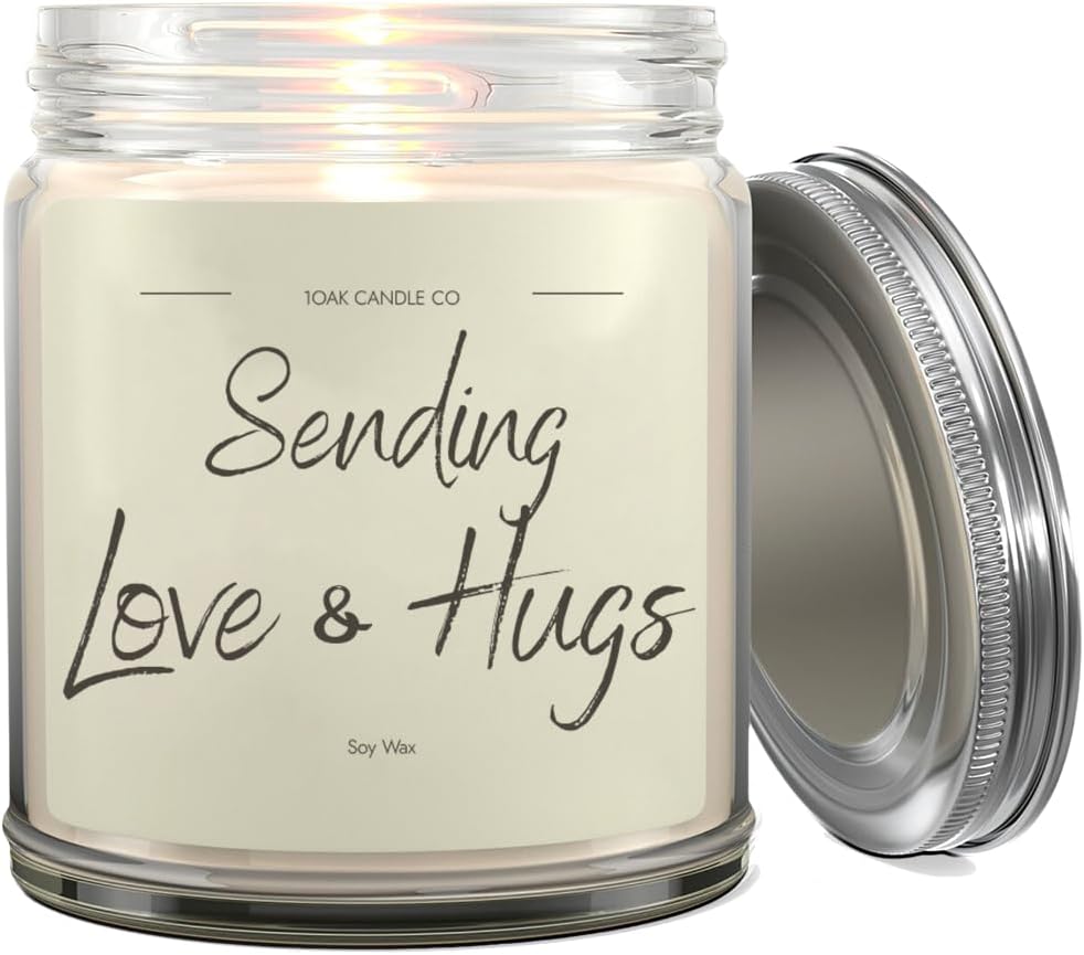 1OAK Vanilla Soy Candles - Big Hug Candle - Grief Gifts - Thinking of You Gifts for Women
