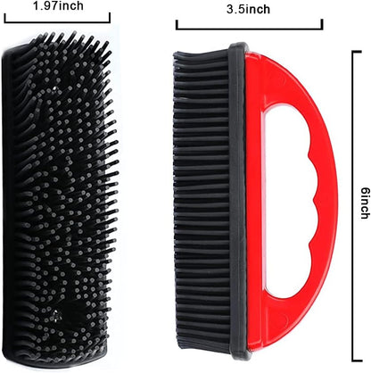 Rubber Pet Hair Removal Brush Lint & Hair Removal Cat Dog Hair Remover Brush Pet Hair Removal Tool