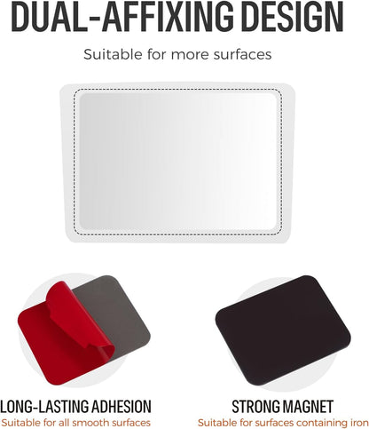 loukin Magnetic & Adhesive Dry Erase Marker Holder with Diver, 1 Small + 1 Mini, Magnetic Storage