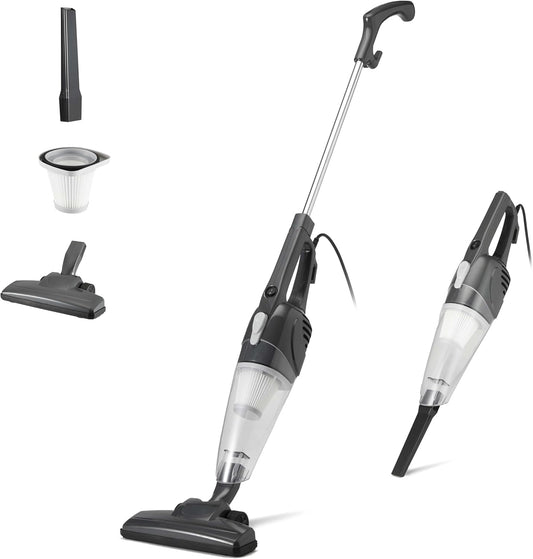 Amazon Basics 2-in-1 Corded Stick Vacuum Cleaner, Convertible to Handheld, Lightweight (3.9 LBS)