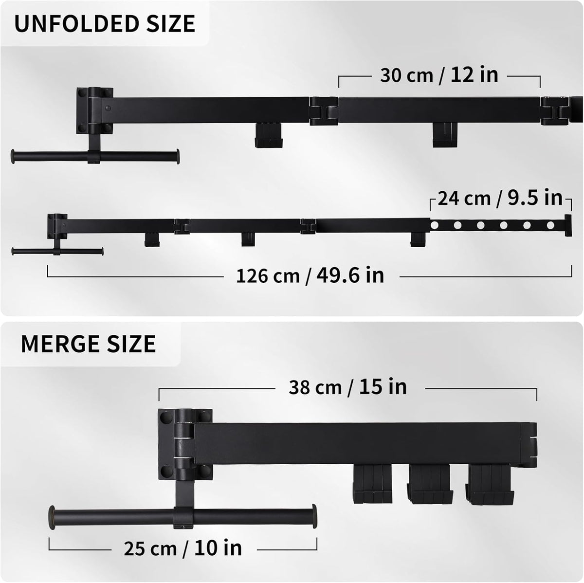 Wall Mounted Clothes Drying Rack,Drying Rack Clothing Wall Mount with Foldable