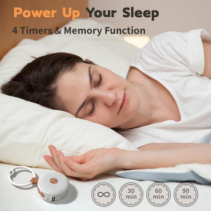 Mini Sound Machine Portable Baby White Noise Machine with 30 Soothing Sounds for Kids Adults