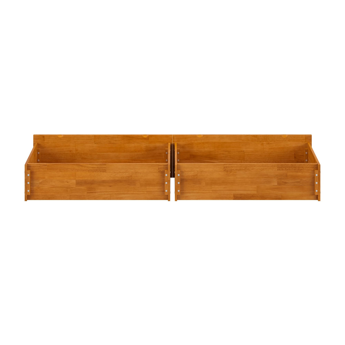AFI Twin/Full Under Bed Storage Drawers (Set of 2), Light Toffee