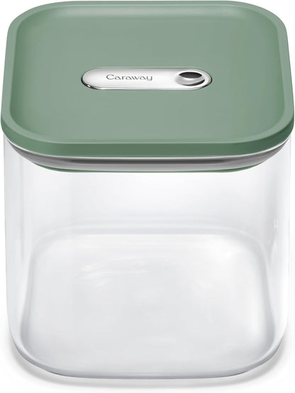 Caraway 2.5qt Glass Airtight Food Storage Container with Lid – Non-Toxic, BPA-Free Kitchen Storage
