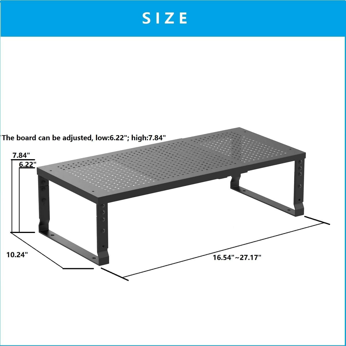 Expandable,Adjustable & Stackable Spice Rack, Cabinet Kitchen Countertop Shelf Organizer,Metal