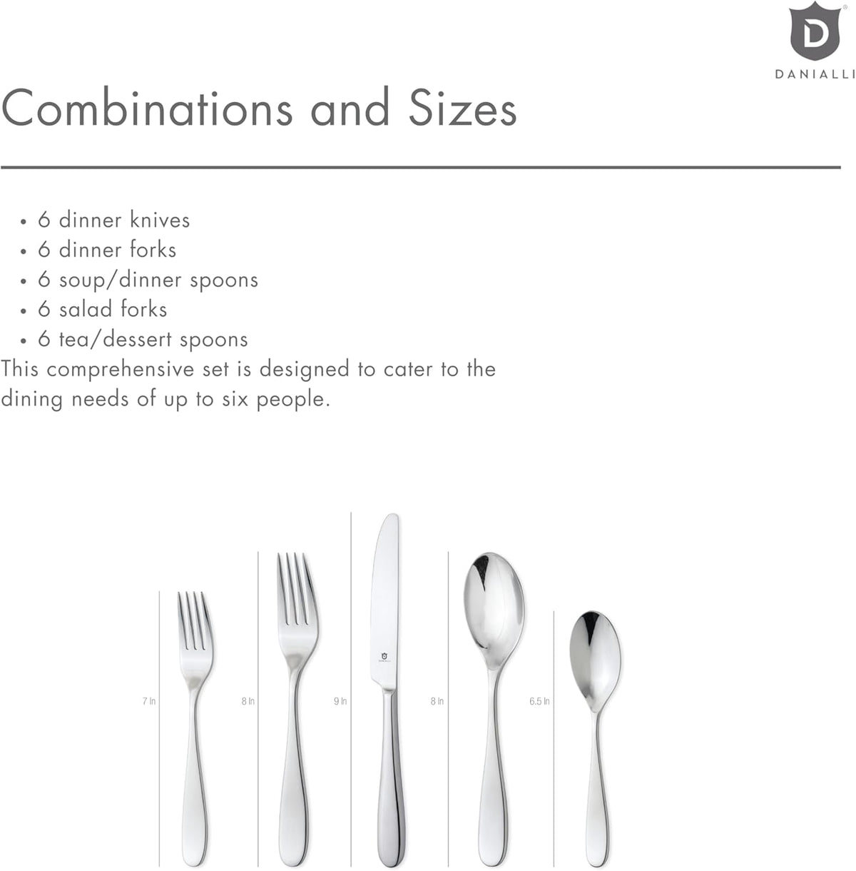 Silverware Set for 6 ??18/10 Stainless Steel Flatware, Mirror Finish, Dishwasher Safe, Durable and
