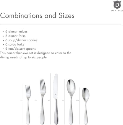 Silverware Set for 6 ??18/10 Stainless Steel Flatware, Mirror Finish, Dishwasher Safe, Durable and