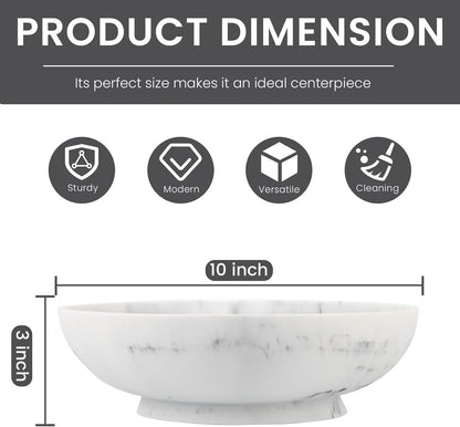 Large Decorative Bowl,Modern Fruit Bowl for Kitchen Counter,Handicraft Decorative Bowls for Home
