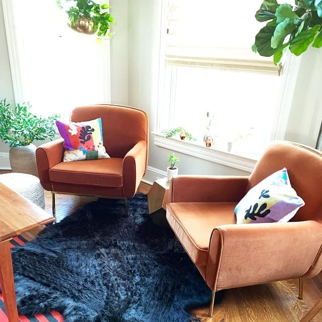 Matisse Coral Pillow Cover | Orange Modern Pillows | Modern Chair Cushion| Farmhouse Pillows |