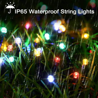 Joomer Solar Christmas Lights, 2 Pack Total 144 FT 400 LED 8 Modes Waterproof Solar Christmas