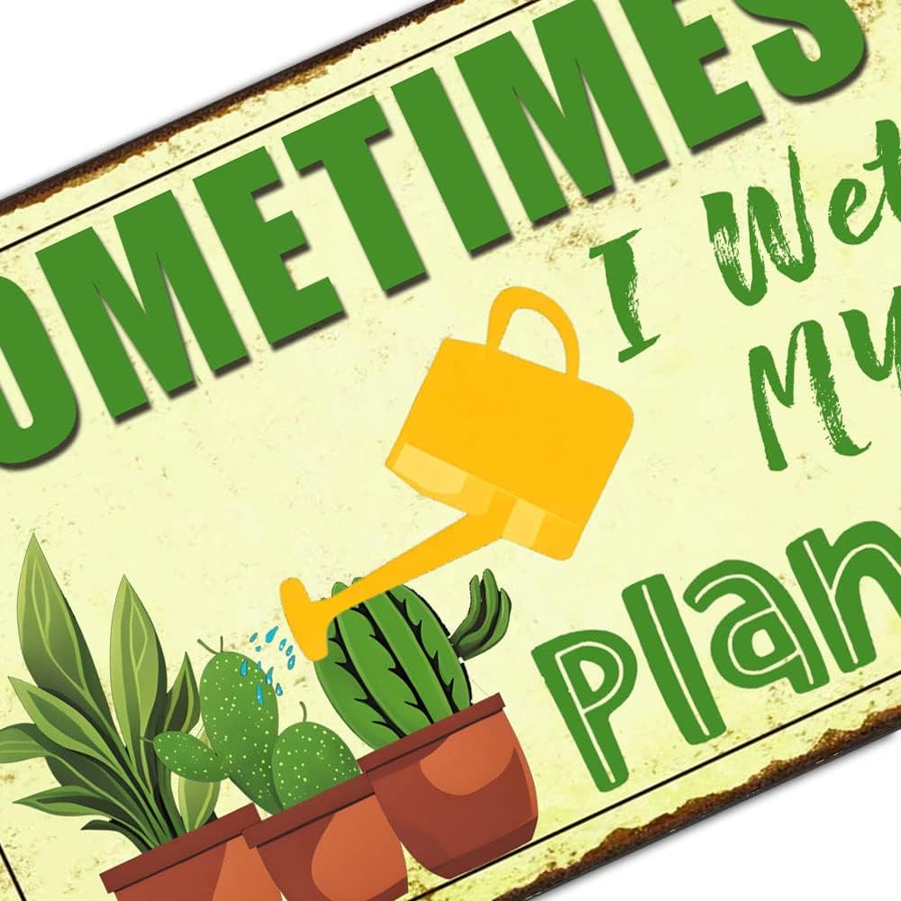 Funny Signs Garden Decor Outdoor Vintage Garden Decorative Metal Sign Gifts For Women Plant Lover