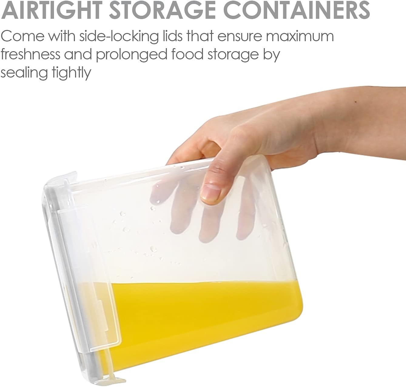 Vtopmart Airtight Food Storage Containers with Lids, 24 pcs Plastic Kitchen and Pantry Organization
