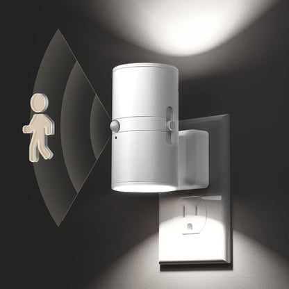 L LOHAS LED Motion Sensor Night Light, [2 Pack] Bright Night Light, 5000K Daylight White, Motion