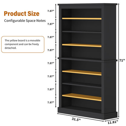 knoworld Freestanding Shoe Cabinet, Holds 40-45 Pairs, 71 Inch Tall 9-Tier Shoe Rack with