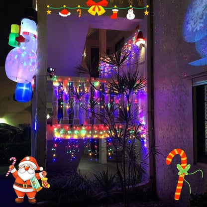 YEGUO 66ft 800 LED Christmas Lights Outdoor Waterproof, 160 Drops Christmas Icicle Light Indoor, 8