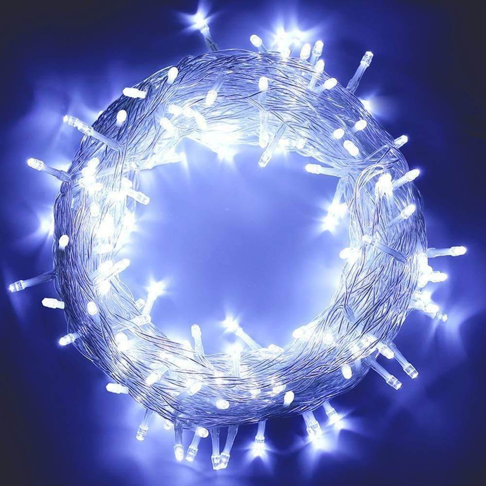 33FT 100 LEDs String Lights Waterproof Fairy Lights 8 Modes with Memory 30V UL Certified Power