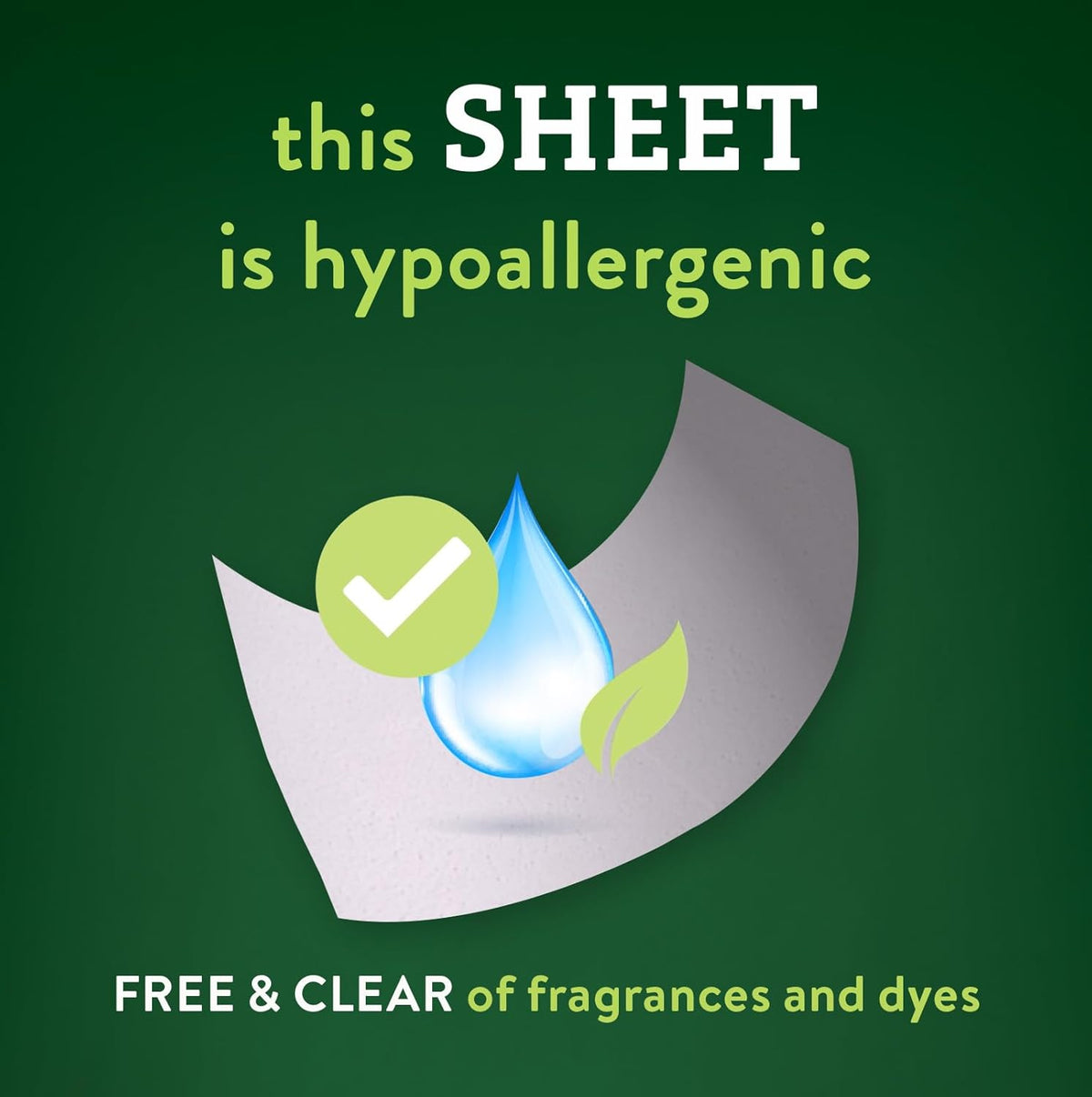 Biokleen Laundry Detergent Sheets - Dye & Fragrance Free, Hypoallergenic, Enzymatic Cleaner, Stain